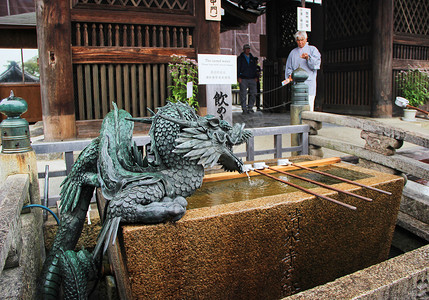 日本京都清水寺御手洗高清图片