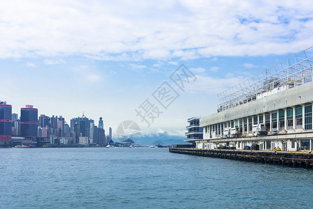 香港港口背景高清图片