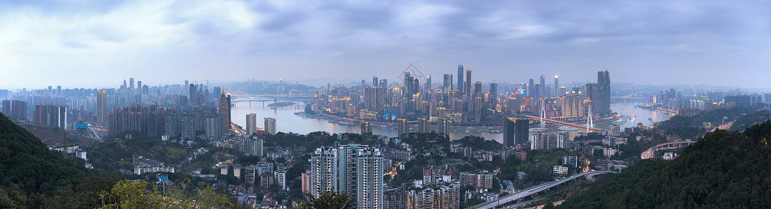 重庆全景夜景南山高清图片