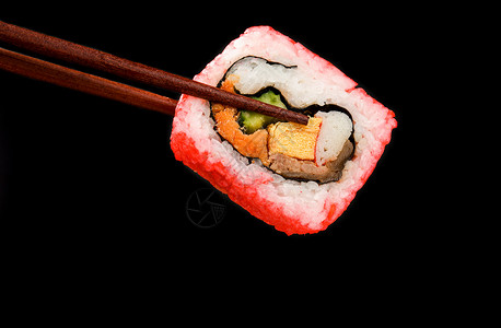 日本筷子寿司食物摄影背景