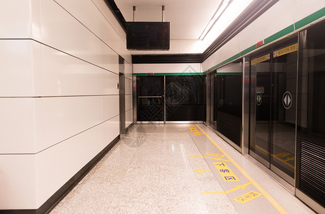 地铁站月台背景图片