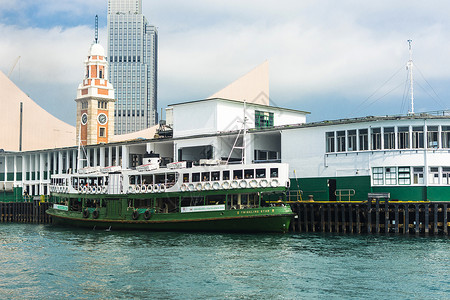 香港天星码头背景背景图片