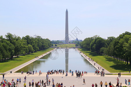 美利坚共和国华盛顿纪念碑背景