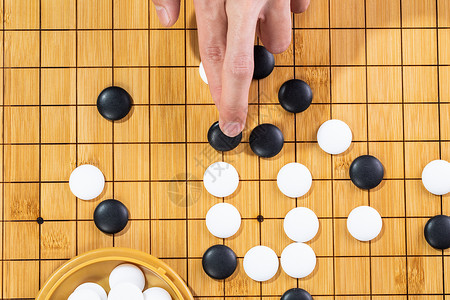 围棋下棋背景图片