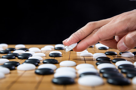 酷炫棋子围棋下棋背景