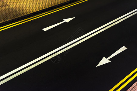 黄色线条箭头道路指示箭头背景背景