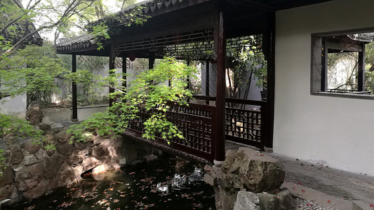 约惠江南春色无锡锡惠山下寄畅园背景