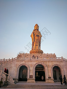 普陀山旅游浙江舟山群岛普陀山风光背景