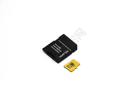 白底tf卡microSD卡高清图片