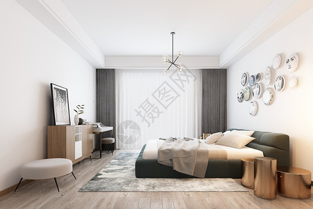 温馨的卧室温馨卧室模型高清图片