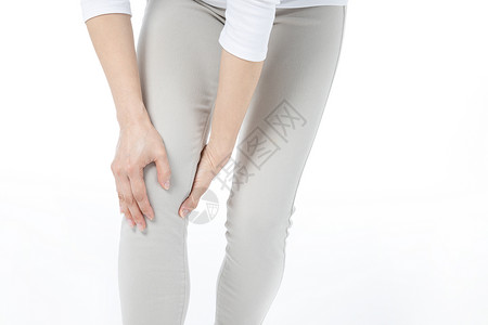 风湿病学家女性膝盖疼背景