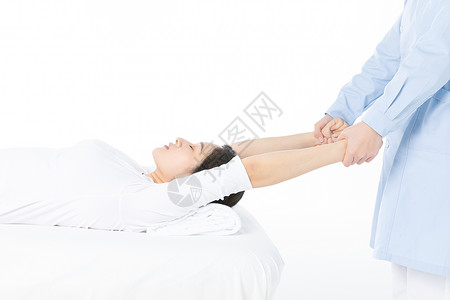 女性手臂按摩图片