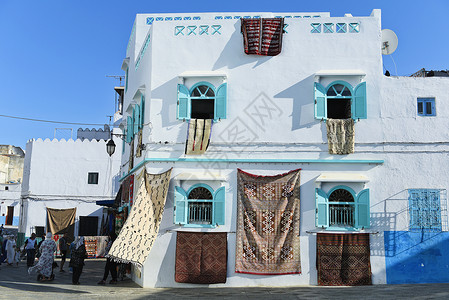 摩洛哥艾西拉小镇高清图片