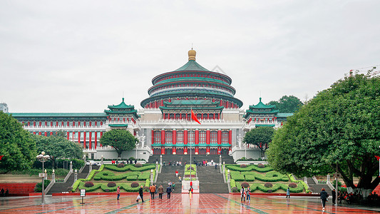 东南大学大礼堂重庆市人民大礼堂背景