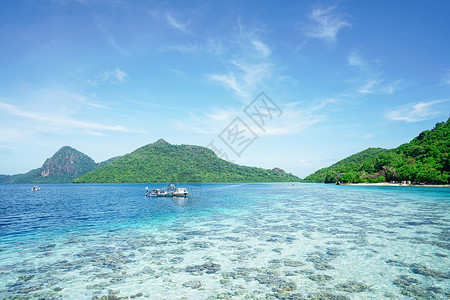 公家马来西亚仙本那珍珠岛背景