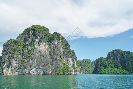 越南下龙湾喀斯特地貌高清图片