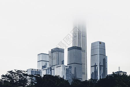 深圳福田中心区建筑背景背景图片