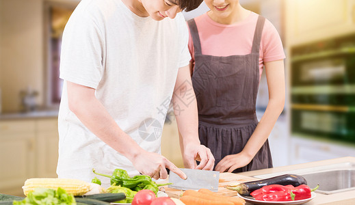 做饭一家人温馨厨房设计图片