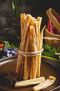 腐竹营养奶酪皮高清图片