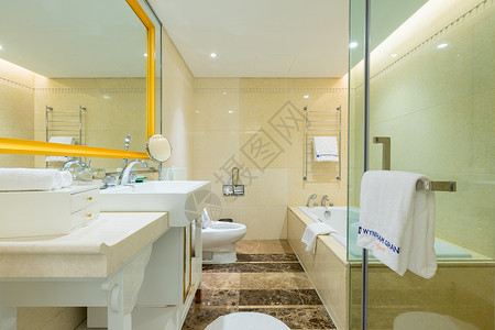 酒店浴室卫生间背景图片