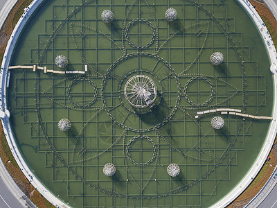 大连星海广场喷泉背景图片