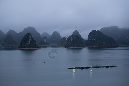 广西靖西市渠洋湖背景