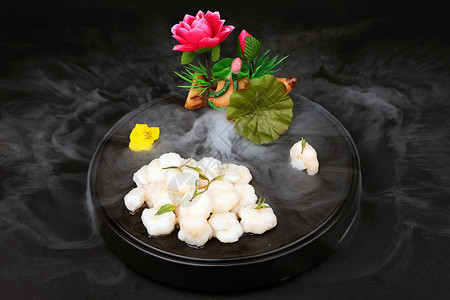 龙井虾仁餐饮茶菜高清图片