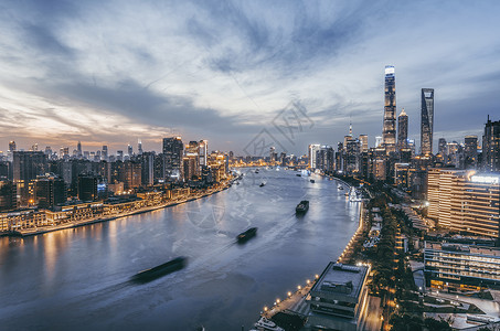 上海黄浦江两岸背景图片