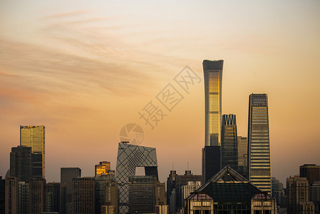 凯悦大酒店北京大城市建筑背景