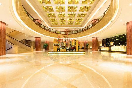 星级酒店大堂背景图片