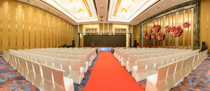大型会议厅宴会厅背景图片