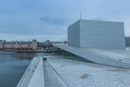 挪威奥斯陆国家大剧院高清图片