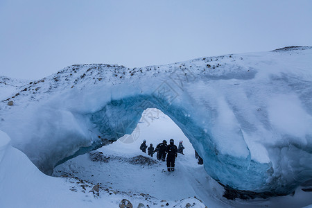 北极万年冰川背景图片