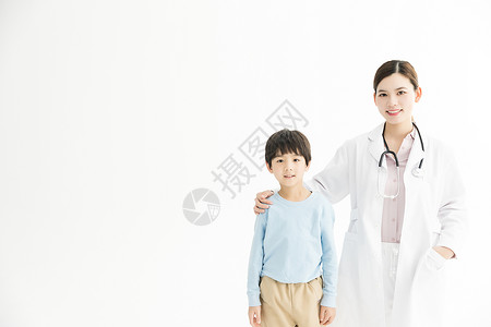 儿童和医生图片