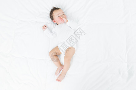 婴儿睡觉外国儿童图片素材