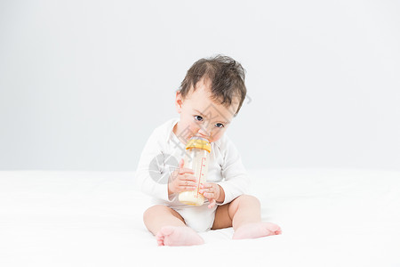 奶粉幼儿素材婴儿喝奶背景