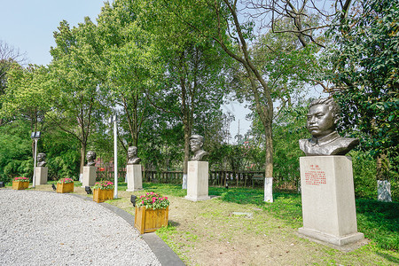 不朽的重庆歌乐山烈士陵园背景