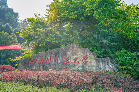 学府环绕四川外国语大学背景