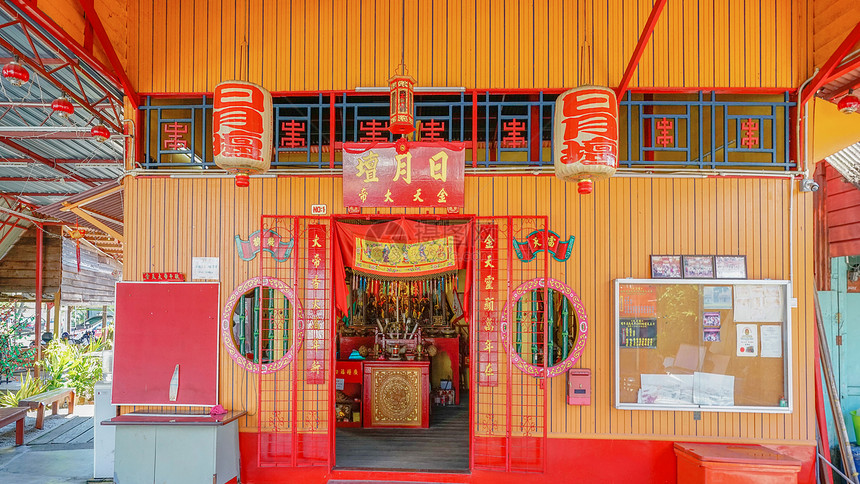 马来西亚槟城中国庙图片