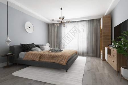 温馨卧室模型温馨家居卧室设计图片