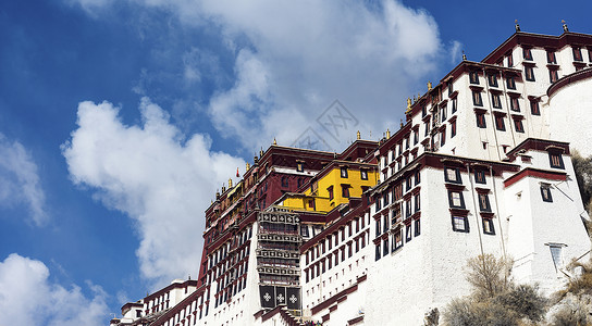 西藏建筑风光高清图片