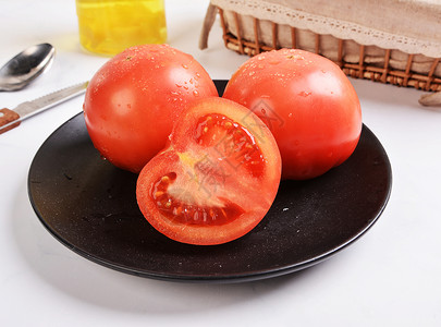 红醋番茄背景