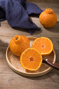 丑橘水果凸顶柑高清图片