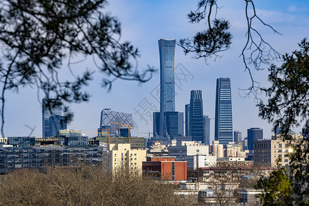 北京新地标中国尊背景图片