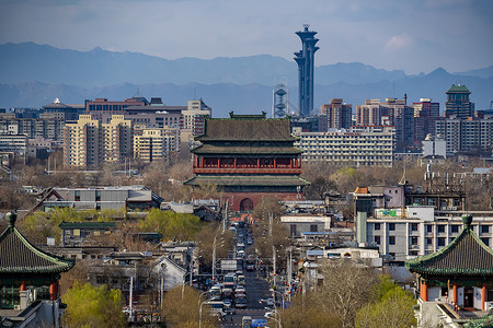北京古老与现代建筑图片