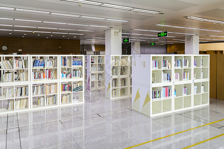 图书馆书架背景图片