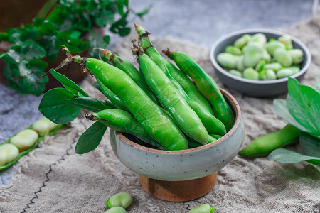 新鲜蔬菜蚕豆图片