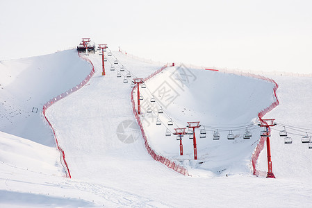 滑雪索道新疆冬季滑雪场模式旅游经济发展特色小镇背景