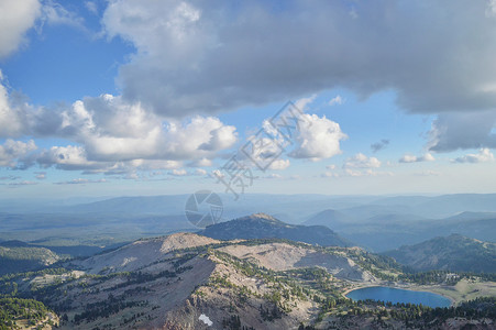 美国拉森火山国家公园背景图片