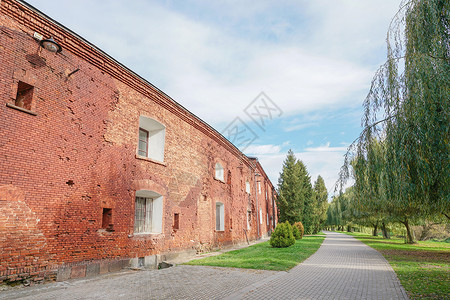 炸碉堡白俄罗斯布列斯特卫国战争遗址背景